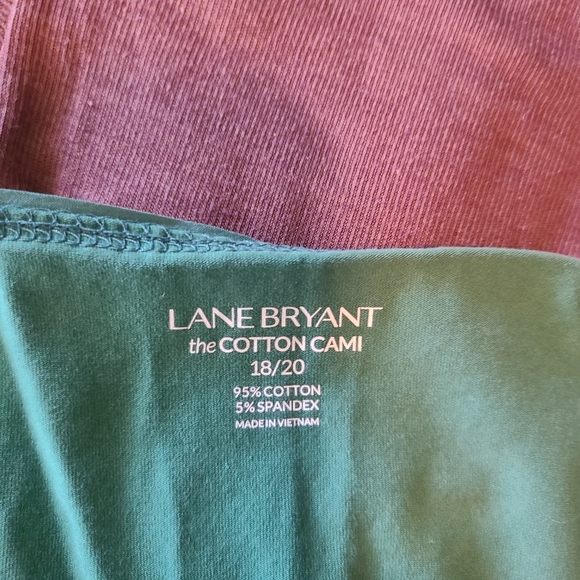 2 shirts for 1. Spaghetti strap, light, green & olive green tank top. - Picture 5 of 8